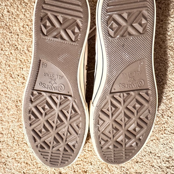 Converse Light Pink Platform High-Top Sneakers - Picture 4 of 5